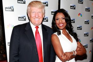 Omarosa Manigault and Donald Trump